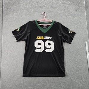 Subway Men Jersey XL Black Number Logo Short Sleeve 99 Grand Slam Ham Promo